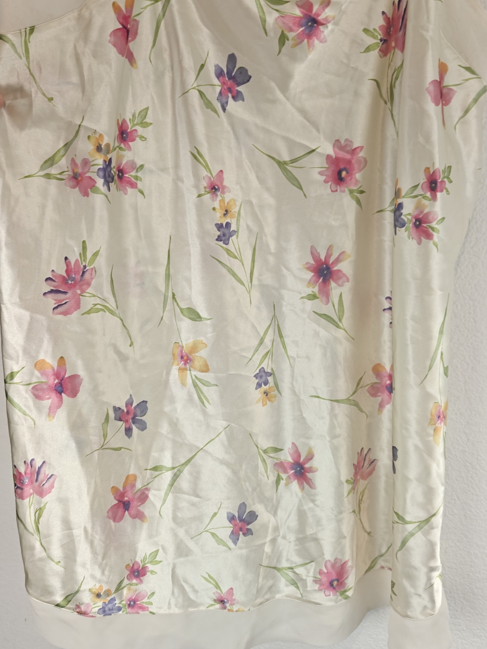 VTG Valerie Stevens Floral Sheer Slip Dress 1X Romantic Coquette Cottagecore - Picture 5 of 13